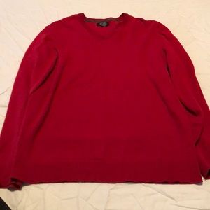 Red Alfani V-neck sweater
